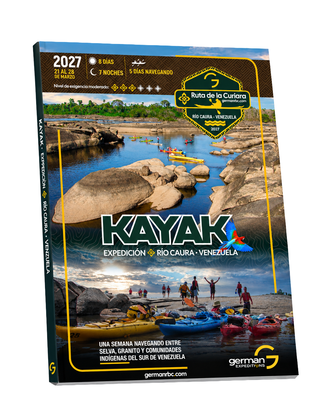 Dossier de la expedición Ruta de la Curiara, río Caura, Venezuela 2027